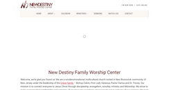 Desktop Screenshot of newdestinyfamily.com