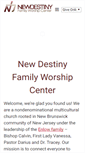 Mobile Screenshot of newdestinyfamily.com